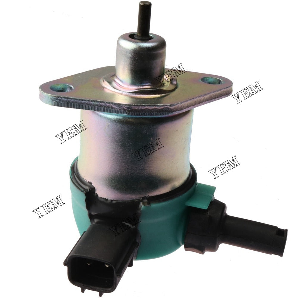 YEM Engine Parts 12V Fuel shut off solenoid For Kubota 17208-60015 17208-60017 17208-60010 For Kubota