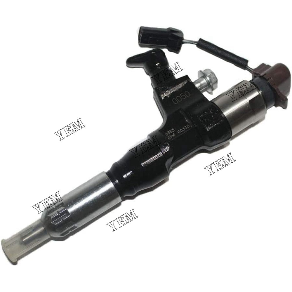 YEM Engine Parts Fuel Injector VH23670E0400 095000-6591 VH239101430A For Kobelco SK-8 Excavator For Kobelco