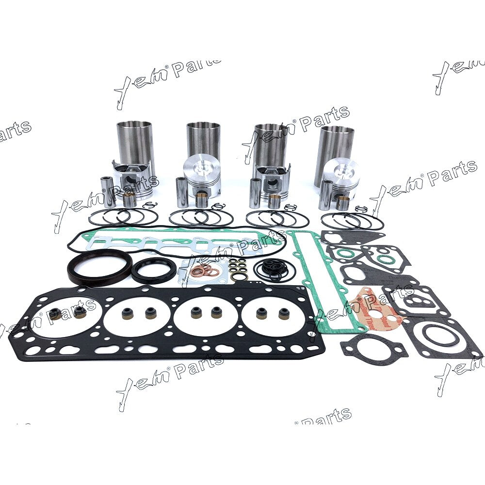 YEM Engine Parts Engine Rebuild Kit For Yanmar 4TNE88 Forklift Excavator Skid Steer Loader For Yanmar