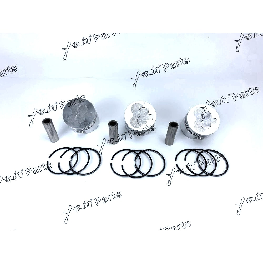 YEM Engine Parts Piston + Ring Kit Set STD For Mitsubishi L3E PIN:21MM Engine Parts For Mitsubishi