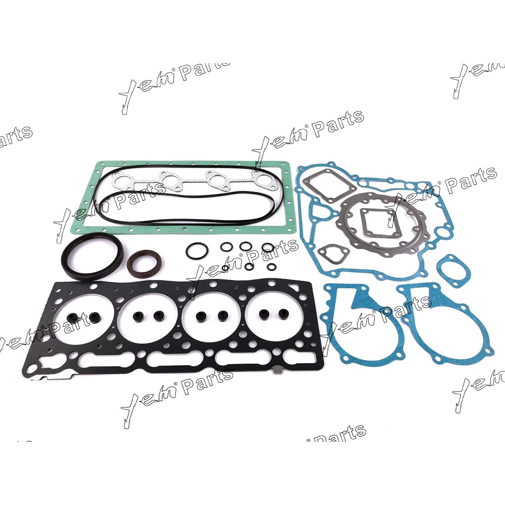 YEM Engine Parts V1505 Engine full Gasket kit For Kubota Tractor 16285-99352 with Head Gasket For Kubota