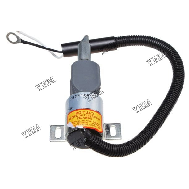 YEM Engine Parts Fuel Shut Off Solenoid For TAKEUCHI TL140 Loaders 12V For Other