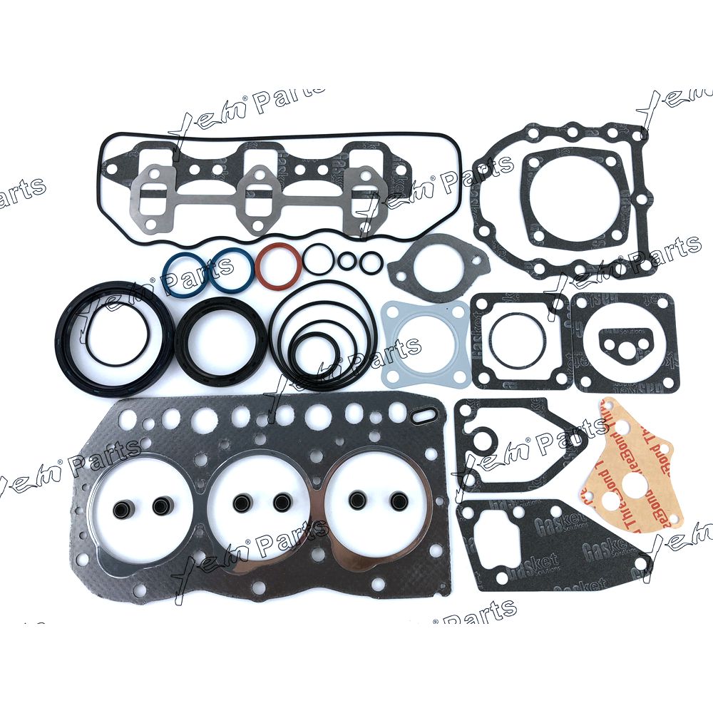 YEM Engine Parts For Yanmar 3TN75-RJ 3TN75L Overhaul Gasket Set For John Deere 855 856 Tractor For Yanmar