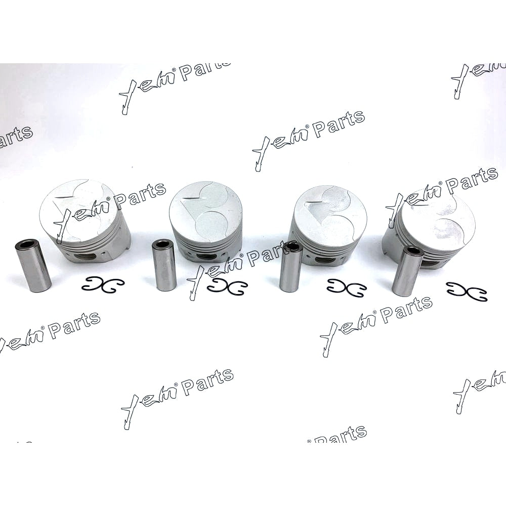 YEM Engine Parts Piston Set STD 76mm For Kubota V1405 x4 PCS Engine Parts For Kubota