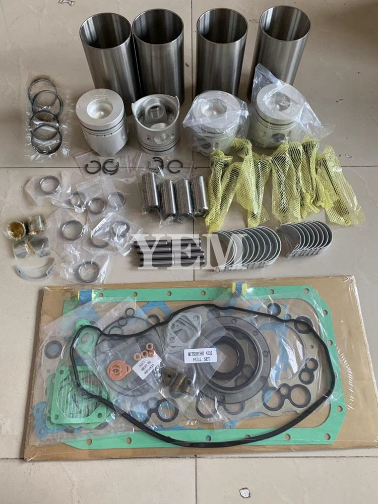 YEM Engine Parts Overhaul Rebuild Kit For Mitsubishi 4D32 Engine Fuso canter FE325 FE305 FE445 For Mitsubishi