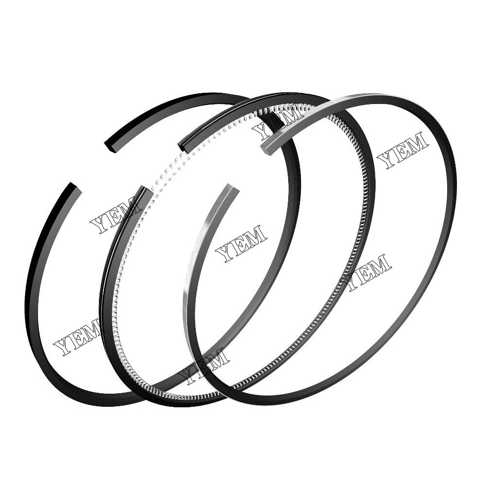 YEM Engine Parts 4 Sets For Isuzu C240 Engine STD Piston Rings 3 Grooves For Isuzu