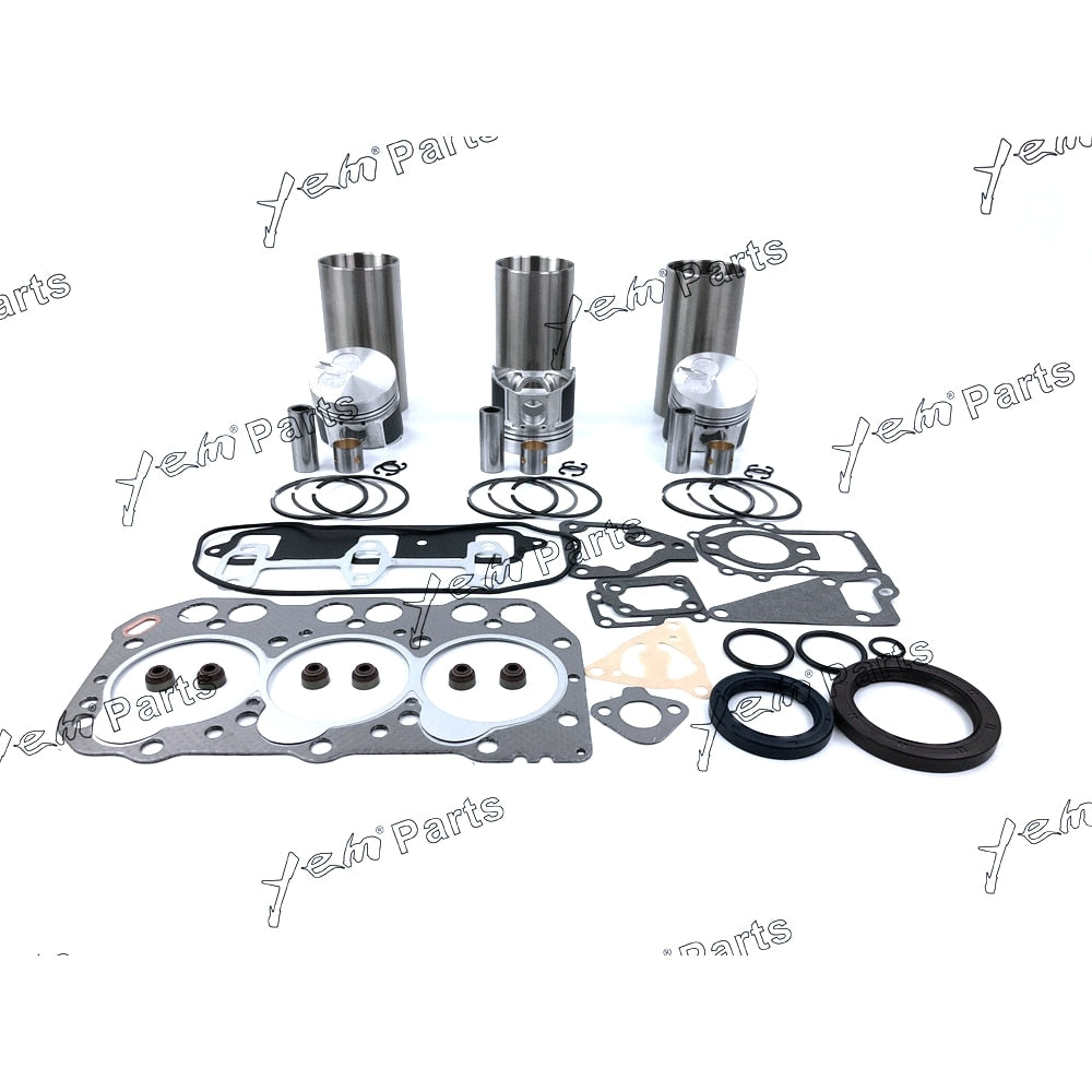 YEM Engine Parts For Yanmar 3TNA72 3TNA72L Diesel Engine Rebuild Kit For Kobelco SK15SR Excavator For Yanmar