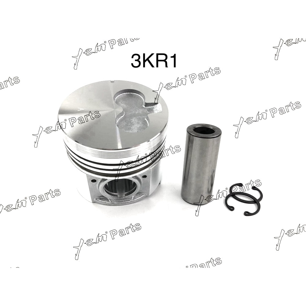 YEM Engine Parts Piston + Ring Kit Set Oversize 81mm (+0.50mm) For Isuzu 3KR1 x3 PCS (8-94414-745-0) Engine Parts For Isuzu