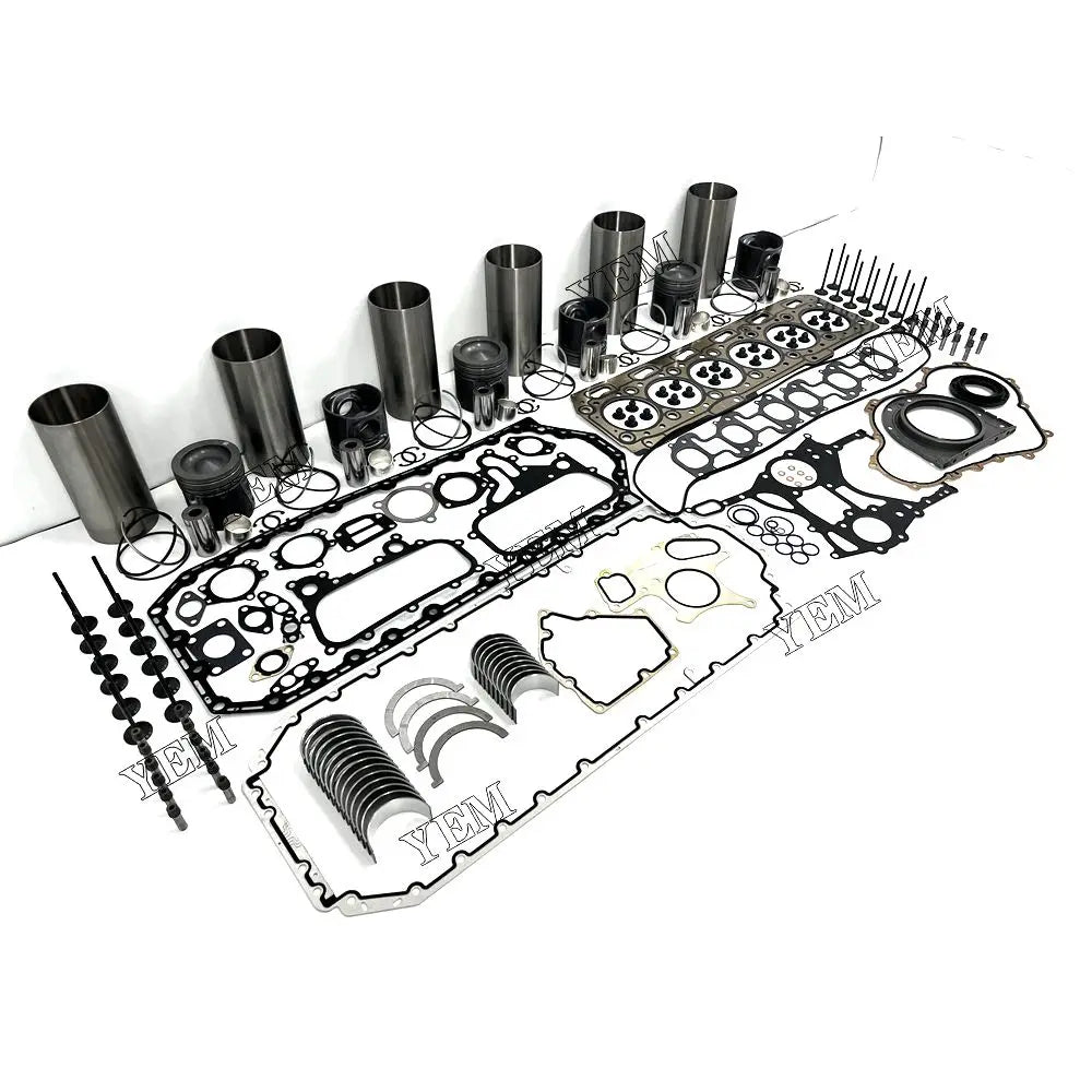 competitive price Engine Rebuild Kit With Engine Gasket Set Bearings Valve For Caterpillar C6.6-CR excavator engine part YEMPARTS