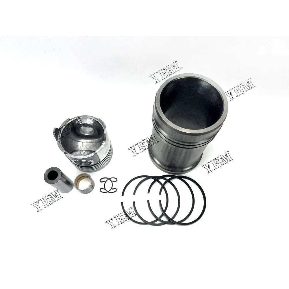 For Yanmar excavator engine TF140 Cylinder Liner Kit With Cylinder Liner Piston Rings Set YEMPARTS