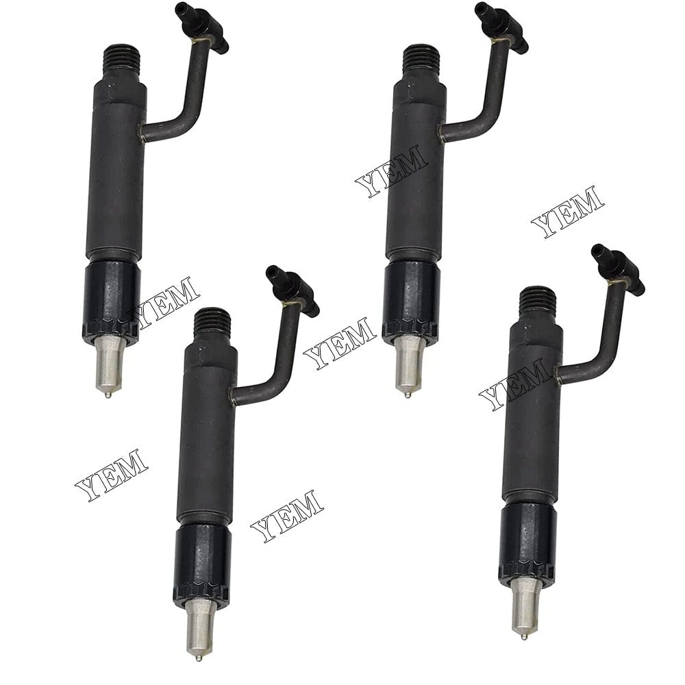 YEM Engine Parts 4PCS Fuel Injectors Y729503-53100 for Komatsu PC25-1 PC30-7 PC35R-8 PC45-1 PC40-7 For Komatsu