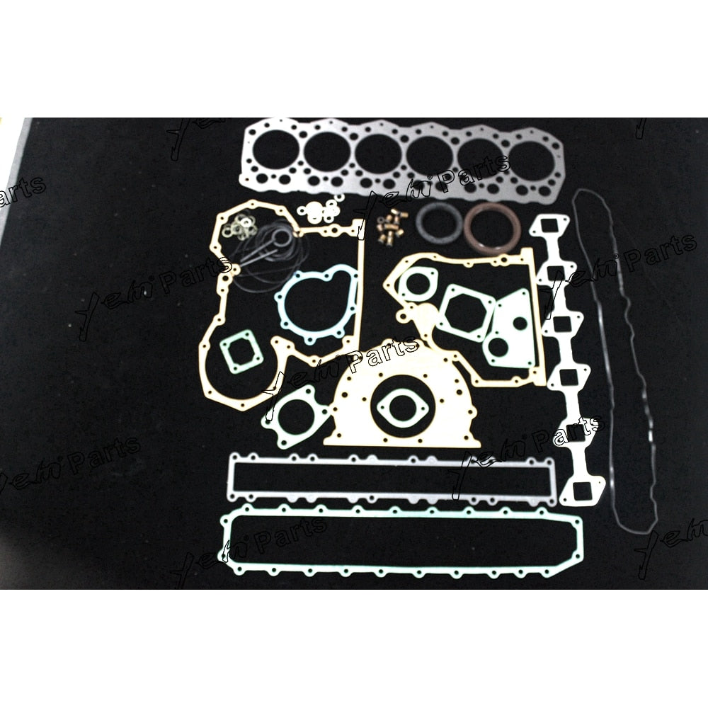 YEM Engine Parts Engine Overhaul Gasket Kit Fit For Mitsubishi S6S Engine Forklift Parts For Mitsubishi