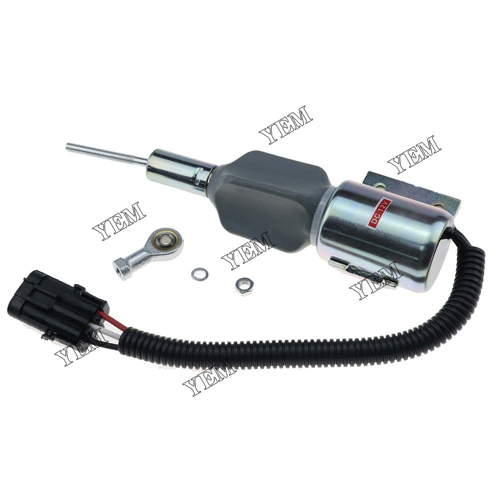 YEM Engine Parts 3932529 J932529 12V Fuel Shut Off Solenoid SA-4756-12 For Cummins 6BT 4BT10 For Cummins