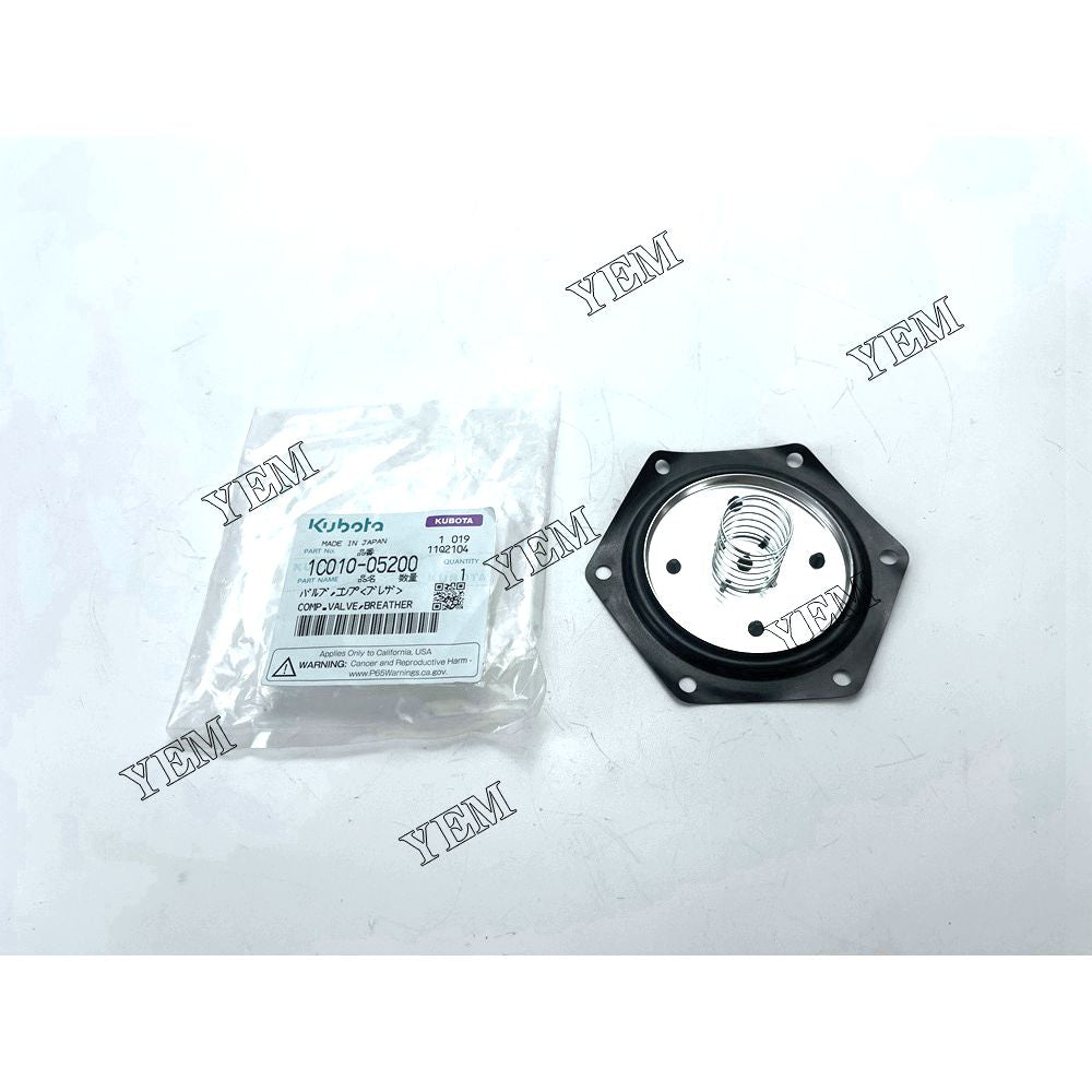 YEM V3300 Comp Valve Breathe 1C010-05200 Kubota excavator diesel engine Messersi M 60 W excavator YEMPARTS