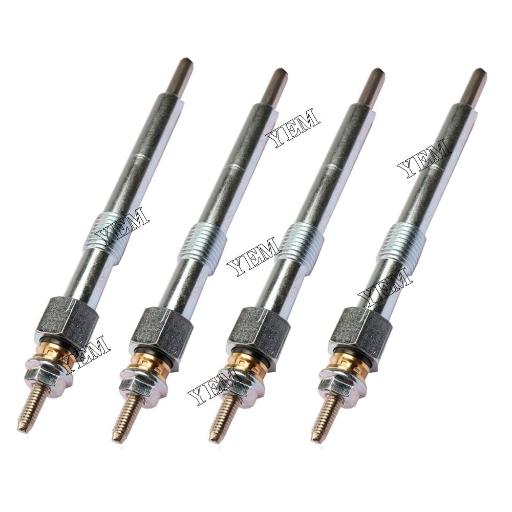 YEM Engine Parts Glow Plug 6684850 For Bobcat S130 S150 S175 S185 S205 S510 S530 V2203-DI ( 4PCS) For Bobcat