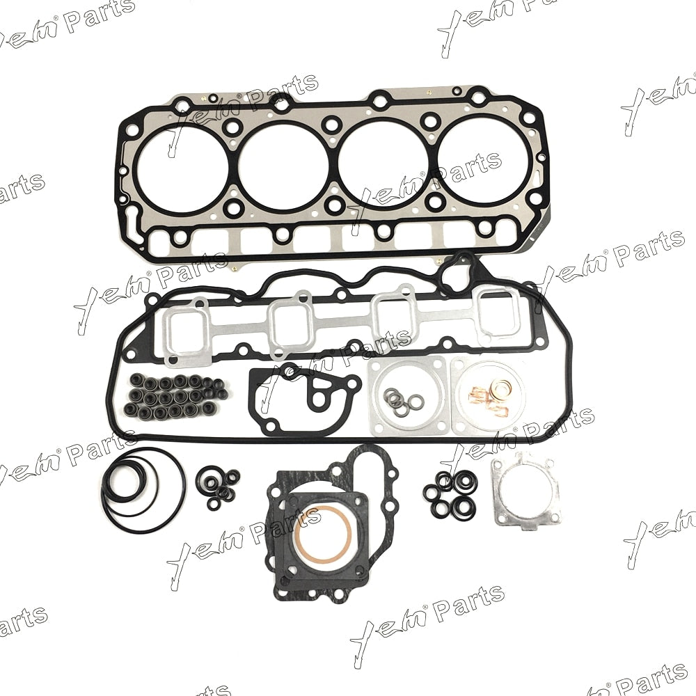 YEM Engine Parts Full Gasket & Main & Rod Bearings & Ring Set For Yanmar 4TNV94 4TNV94L Engine For Yanmar