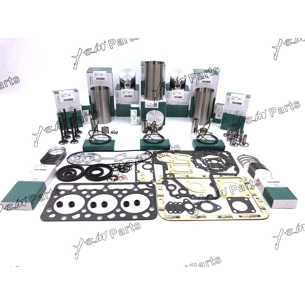 YEM Engine Parts D850 Overhaul Rebuild Kit For Kubota B1500 B1550HST B6200 B6200D B6200E For Kubota