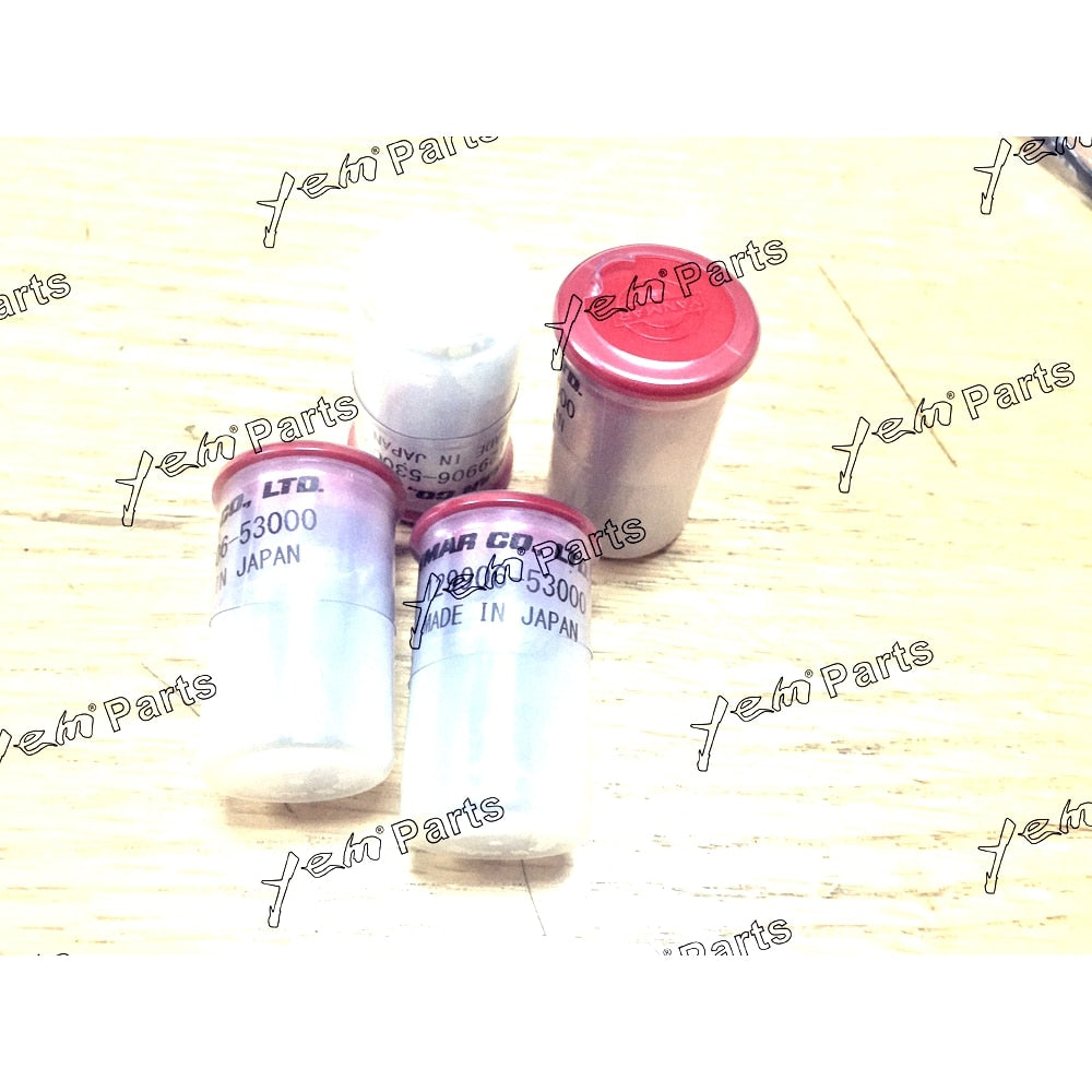 YEM Engine Parts 4 PCS Injector Nozzles 129499-53002 For YANMAR 4JH-DTE 4JHDTE Engine For Yanmar