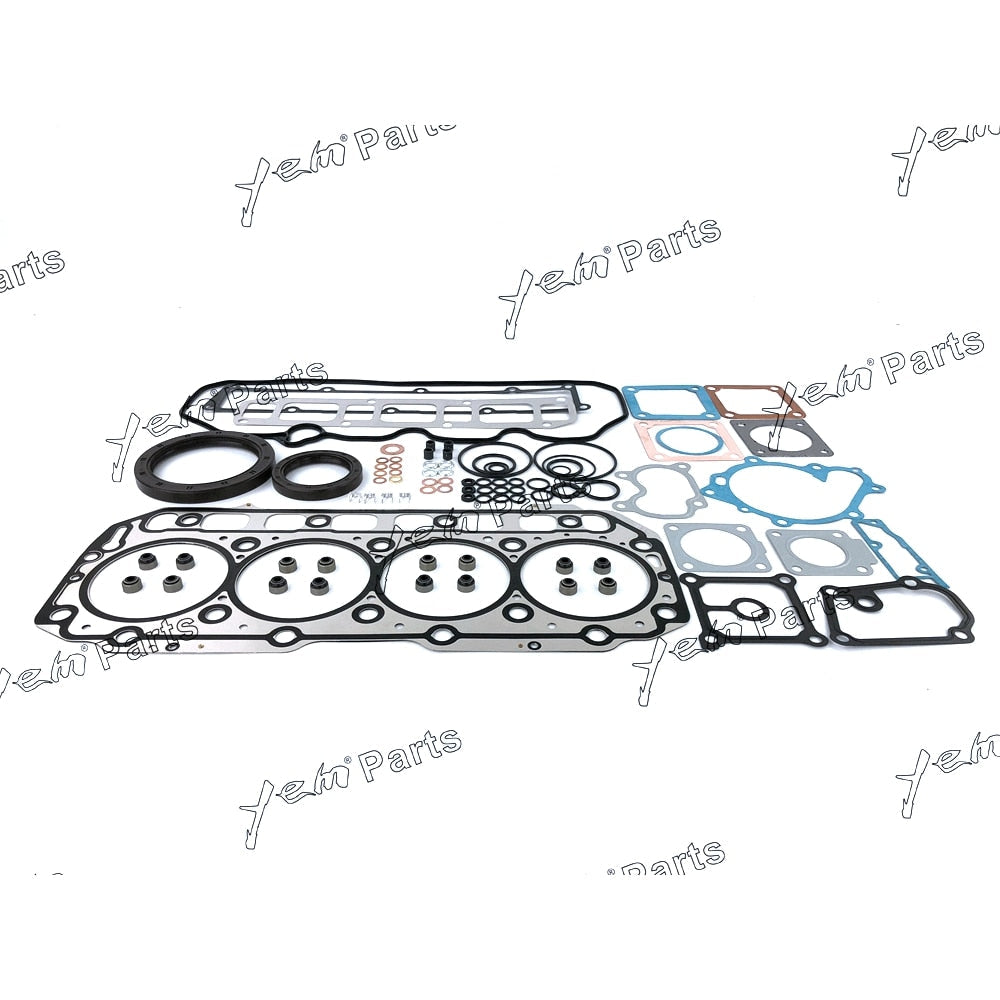 YEM Engine Parts Full Gasket Set For Yanmar 4TNV106 4TNV106T-XTBL Excavator Takeuchi Loader For Yanmar