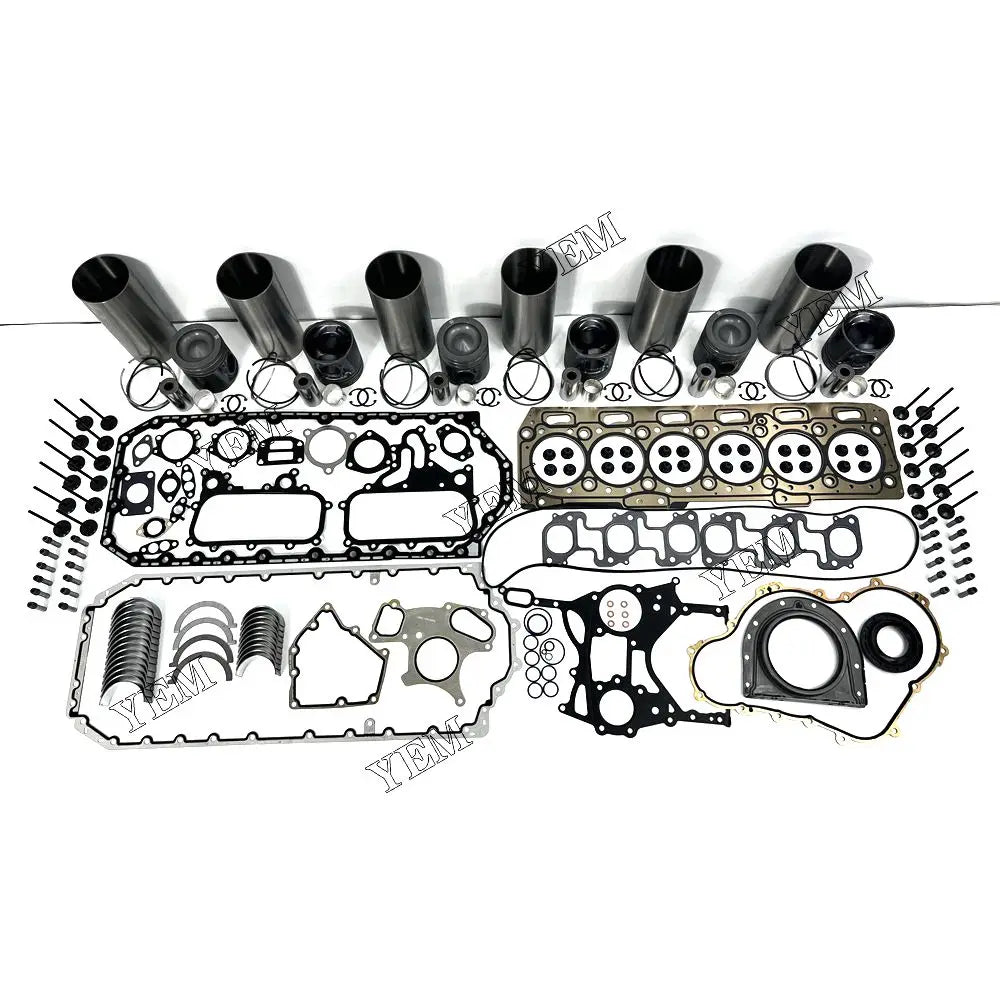 competitive price Engine Rebuild Kit With Engine Gasket Set Bearings Valve For Caterpillar C6.6-CR excavator engine part YEMPARTS