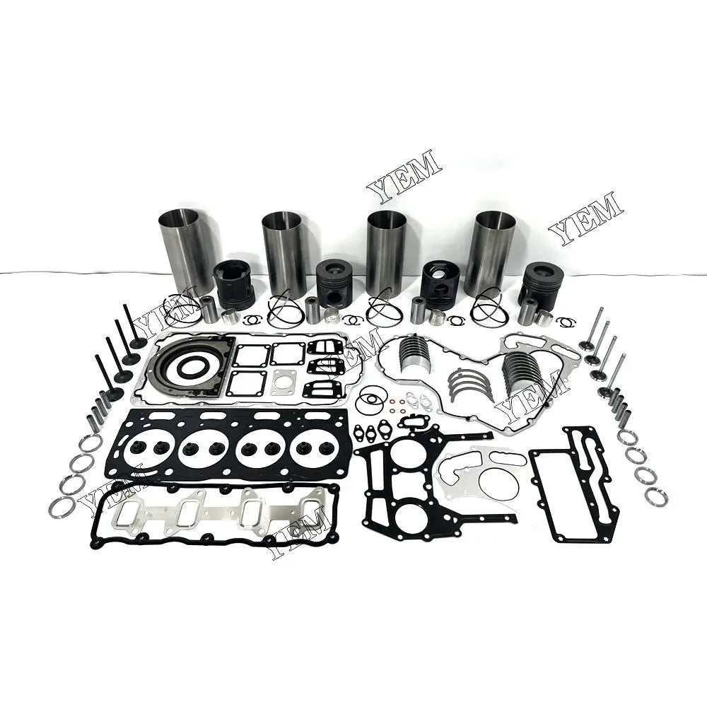 competitive price Overhaul Rebuild Kit With Gasket Set Bearing-Valve Train For Perkins 1104D-44 excavator engine part YEMPARTS