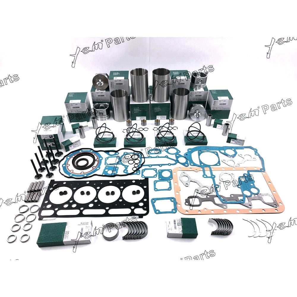 YEM Engine Parts V2403 V2403MDI V2403-M-DI-E3B Overhaul Rebuild Kit Part For Kubota Engine Bobcat For Kubota