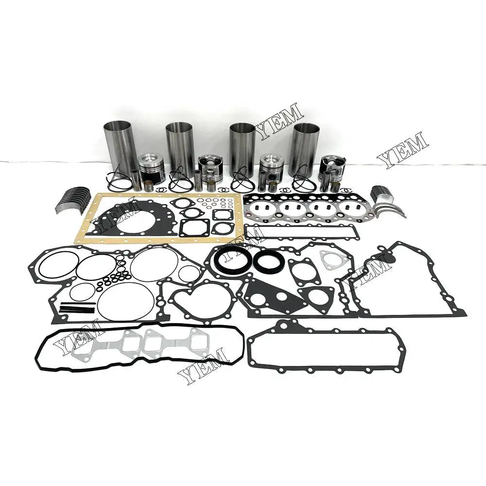 1 year warranty For Mitsubishi Rebuild Kit With Cylinder Gasket Kit Piston Rings Liner Bearings S4S engine Parts YEMPARTS