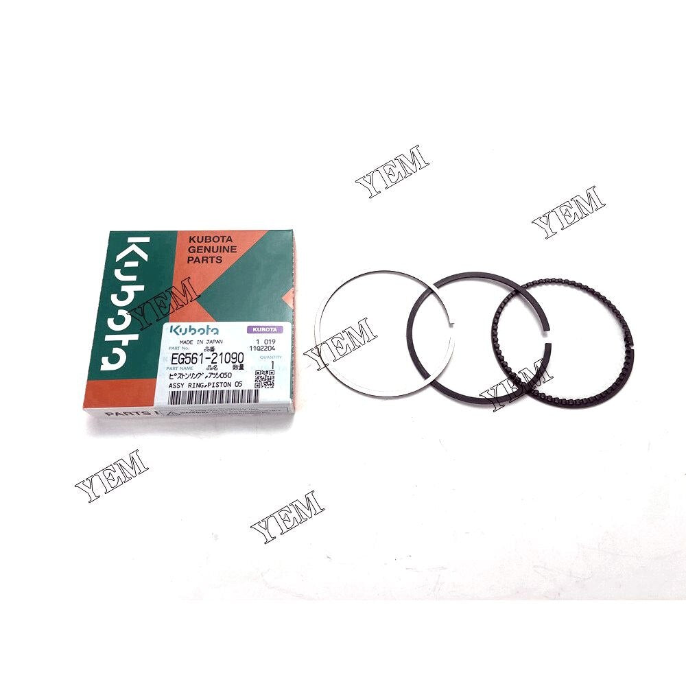 YEM DF972 Piston Rings Set EG561-21090 Kubota excavator diesel engine YEMPARTS