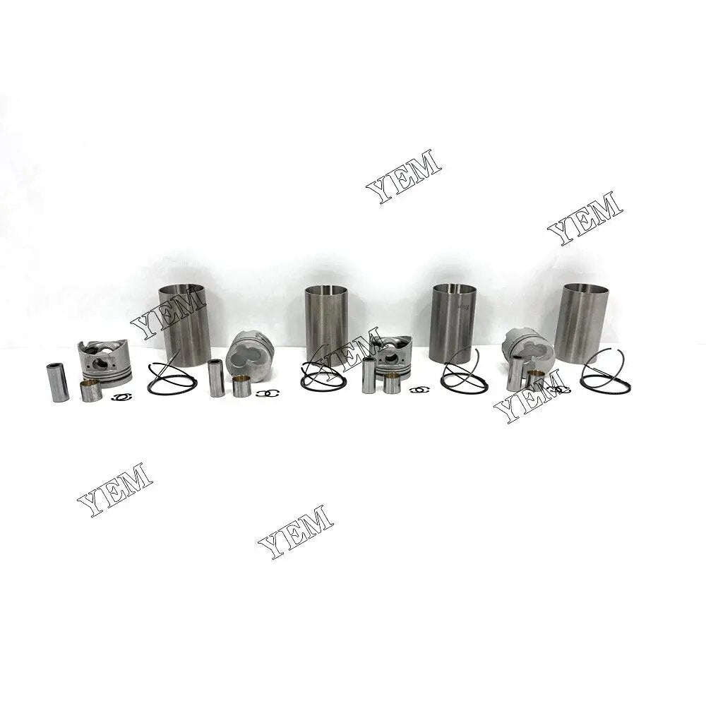 For Isuzu excavator engine 4FG1 Cylinder Liner Kit With Cylinder Liner Piston Rings Set YEMPARTS