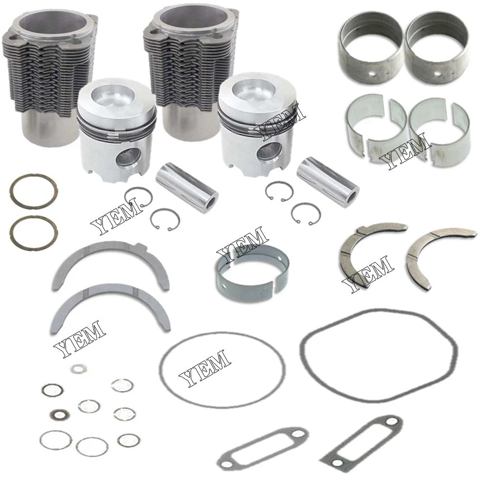 YEM Engine Parts In-Frame Overhaul Rebuild Kit For Deutz F2L912 Engine For Deutz