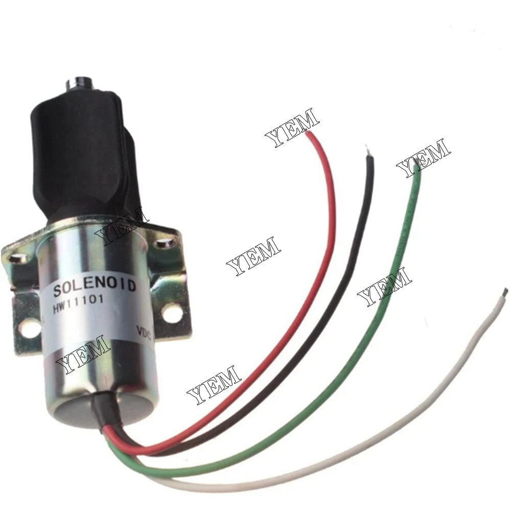 YEM Engine Parts 12V Shutoff Solenoid 1502-12C 10138PRL For Corsa Electric Captain's Call Systems For Other