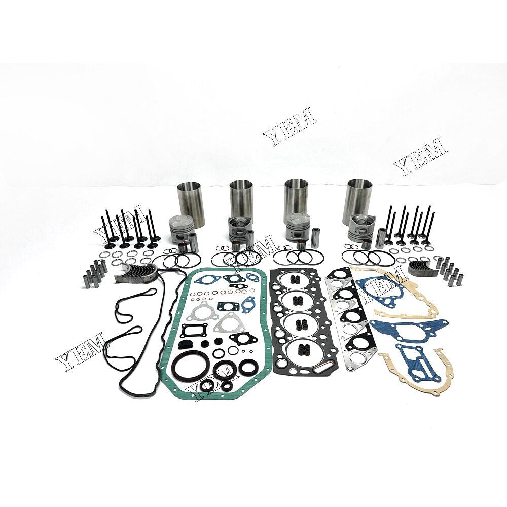 yemparts 4D56T Overhaul Rebuild Kit With Gasket Set Bearing&Valve Train For Mitsubishi Diesel Engine FOR MITSUBISHI