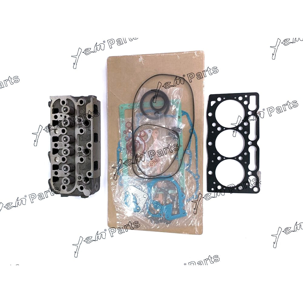 YEM Engine Parts Cylinder Head Assy & Full Gasket For Kubota D1105 RTV1100 RTV1100CW9 RTV1100RW9 For Kubota