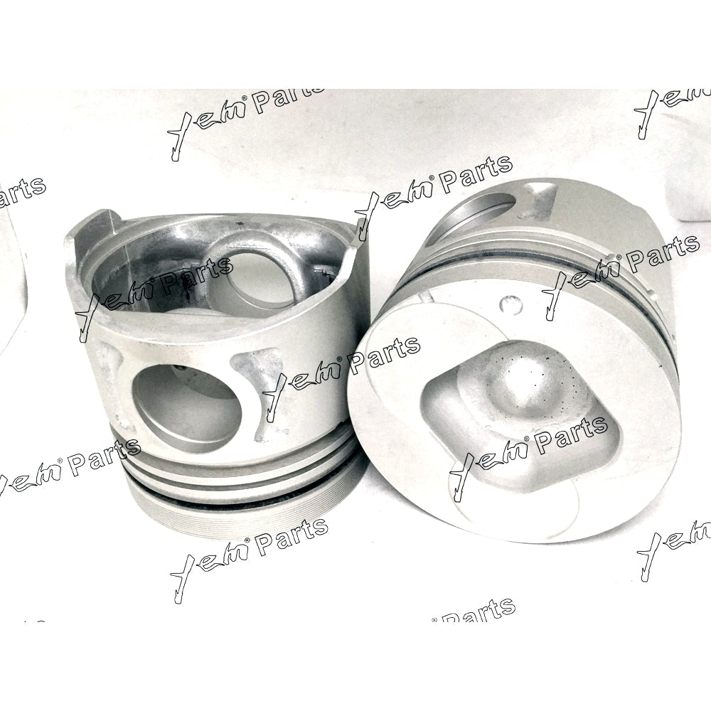 YEM Engine Parts 4 Sets STD Piston (Pin & Clip) W Rings For 4BD1 4BD1T 3.9L Isuzu NPR NQR 98MM For Isuzu