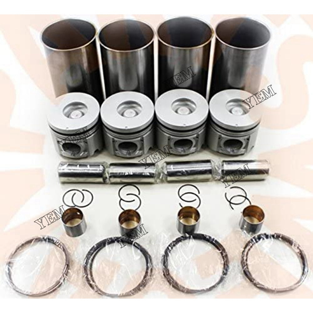 YEM Engine Parts Liner Piston Kit Set For ISUZU 4JG2 (Liner+Piston+Piston Ring+Pin Bush x4) Engine Parts For Isuzu