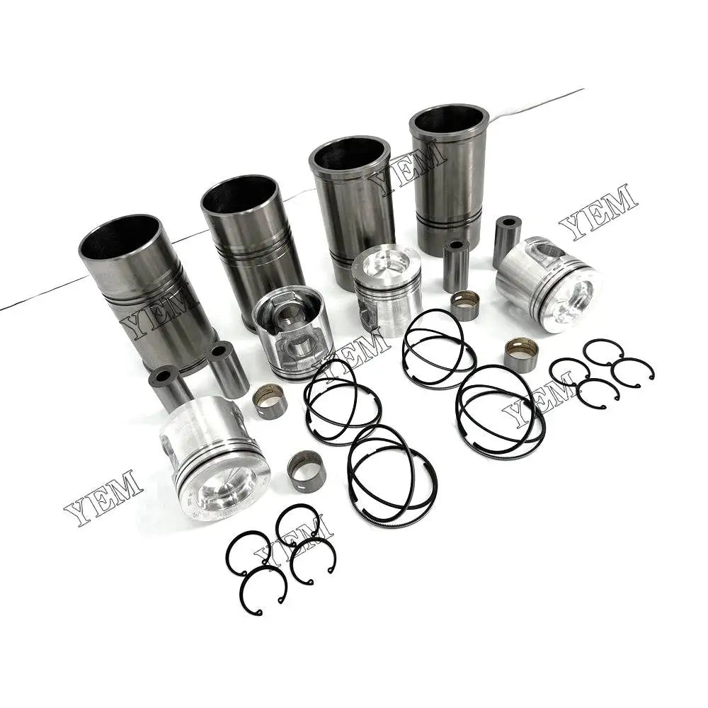 4X High performanceCylinder Liner Kit For Volvo D5A-T Engine YEMPARTS