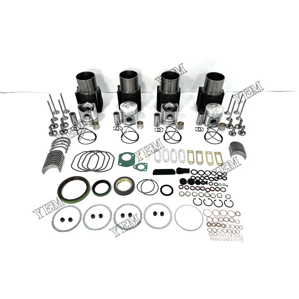 competitive price Engine Rebuild Liner Kit With Bearing Valve Gasket Kit For Deutz F4L912W excavator engine part YEMPARTS