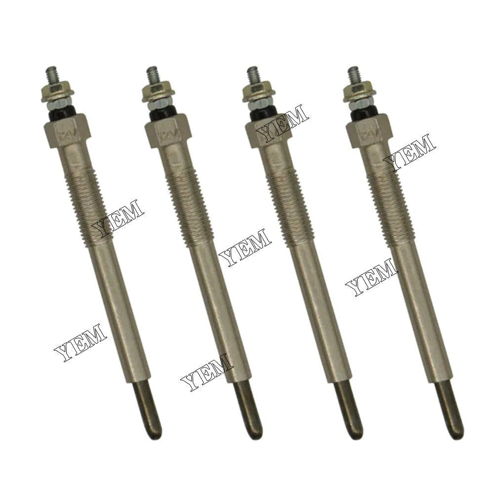 YEM Engine Parts 4PCS Glow Plug For ISUZU 4FA1 4FB1 D500 4BA1 3AA1 3AB1 3AD1 3AE1 3AF1 3AG1 For Isuzu