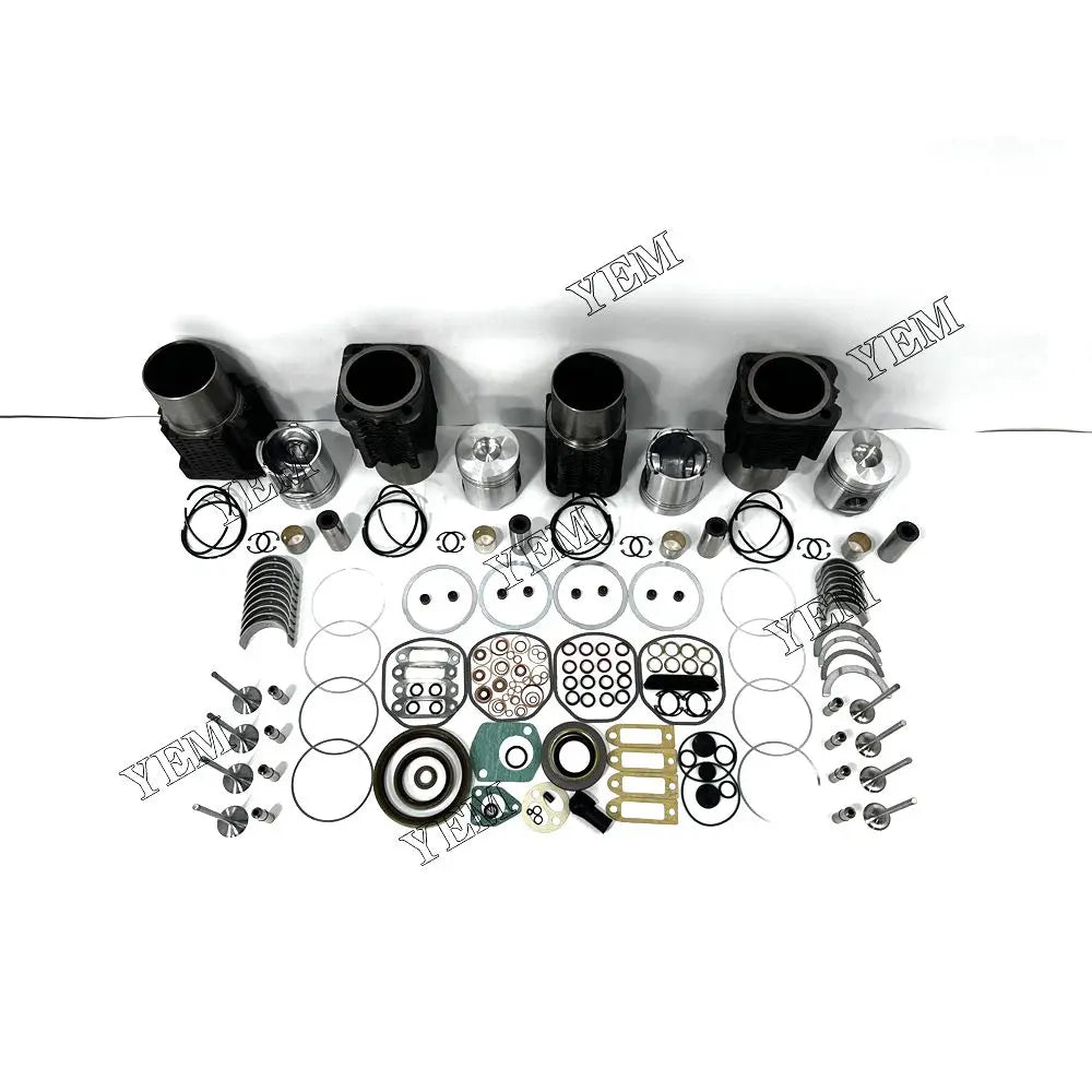 competitive price Engine Overhaul Rebuild Kit With Gasket Bearing Valve Set For Deutz BF4L913 excavator engine part YEMPARTS