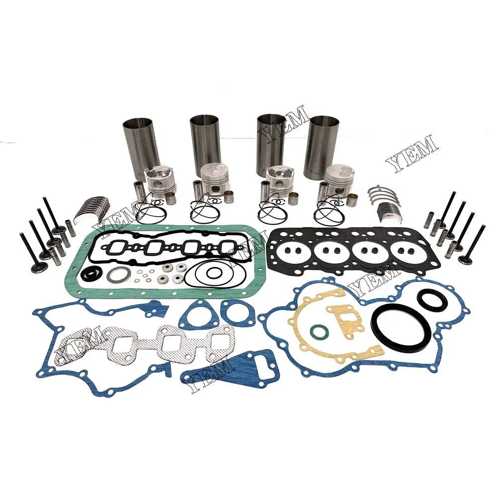 1 year warranty For Toyota Overhaul Kit With Cylinder Gaskets Set Piston Rings Liner Bearing Valves 1DZ-3 engine Parts YEMPARTS