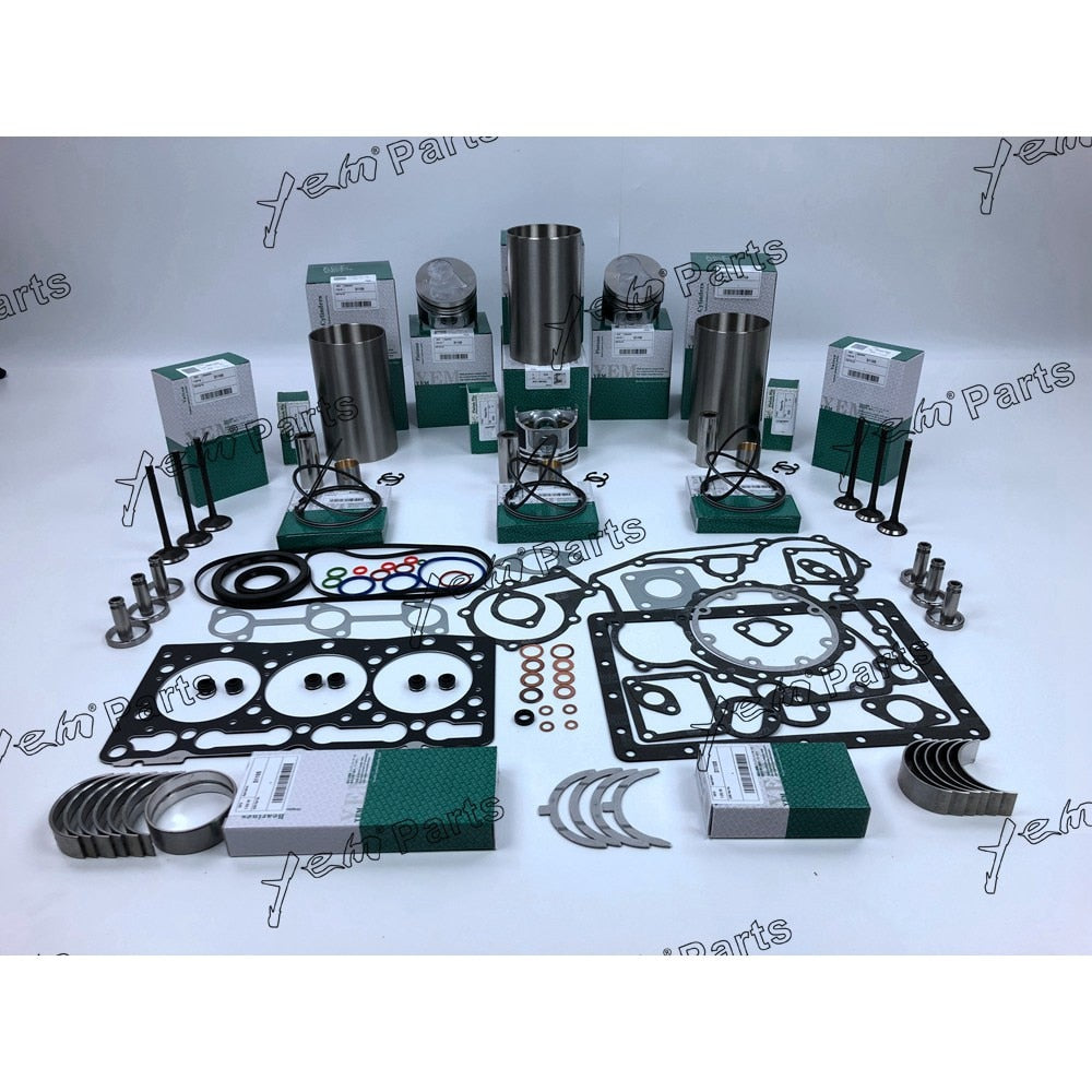 YEM Engine Parts Rebuild Kit For Kubota D1105 Engine ZD28 D1105-KA For Hitachi EX15-2 Mini Excavator For Kubota