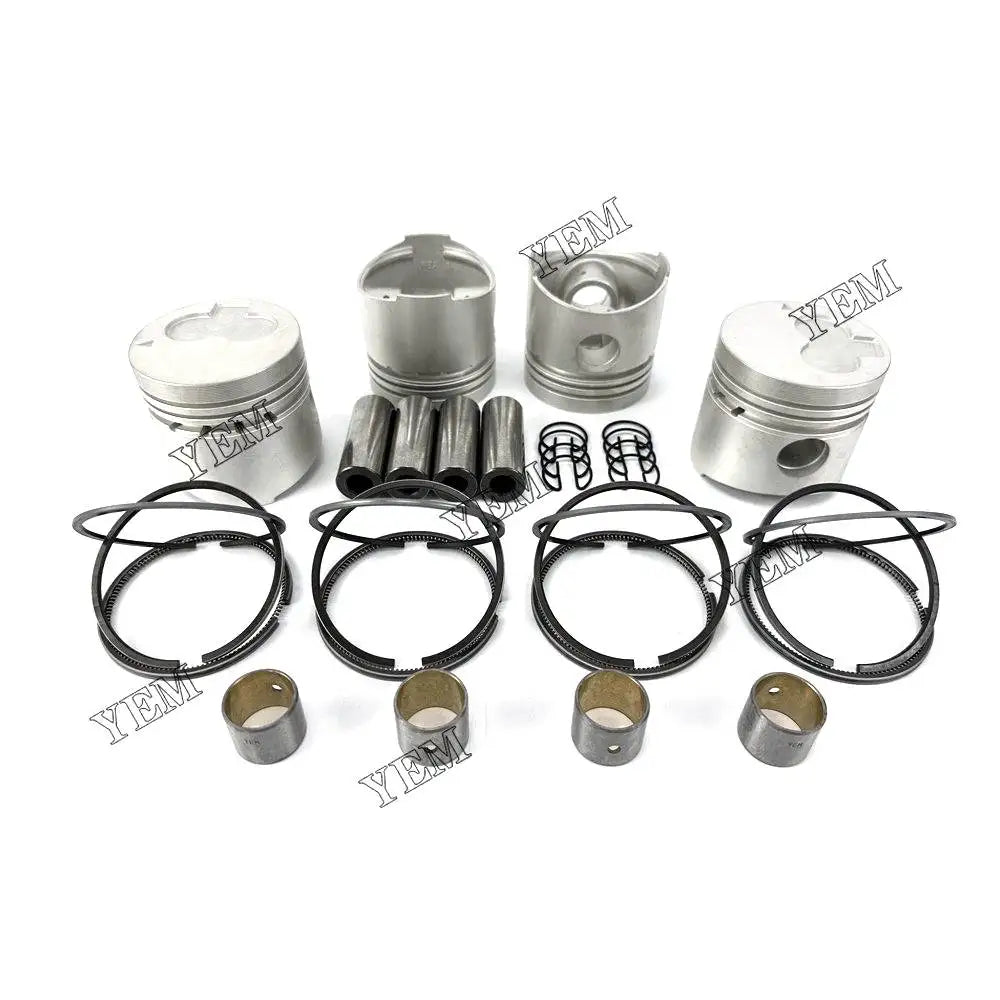 4X High performancePiston With Rings For Mitsubishi K4E-IDI Engine YEMPARTS