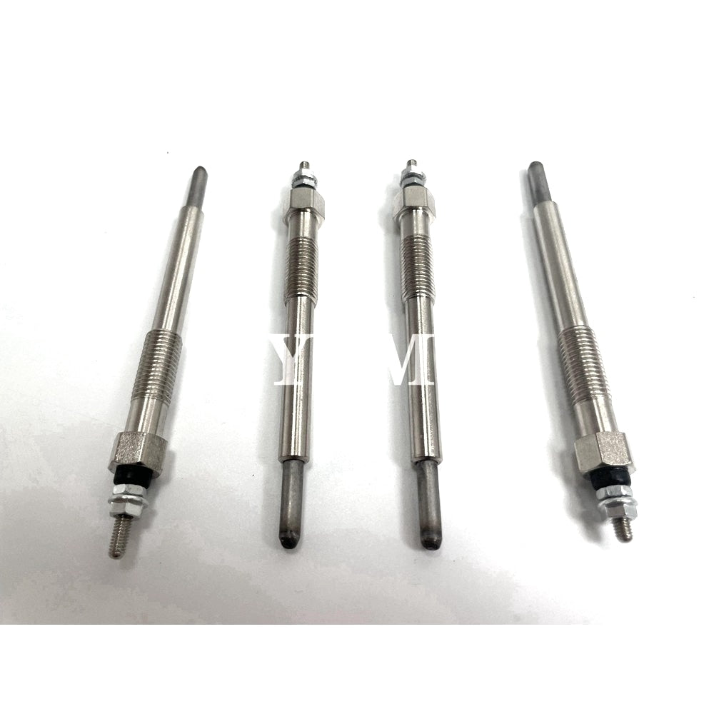 YEM Engine Parts 4 PCS Glow Plug For Kubota V2403 V2403-M Engine For Kubota