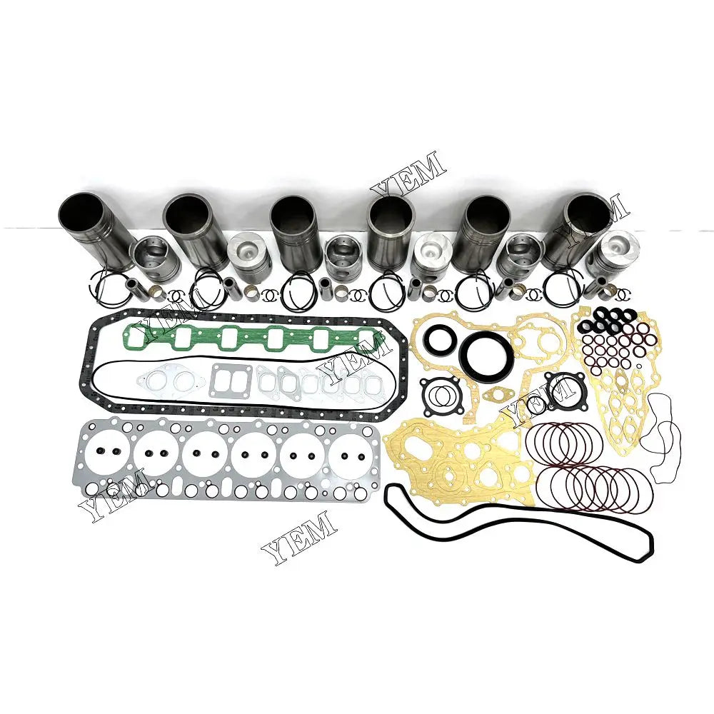 competitive price Overhaul Liner Kit With Gasket Set For Nissan FD6 excavator engine part YEMPARTS