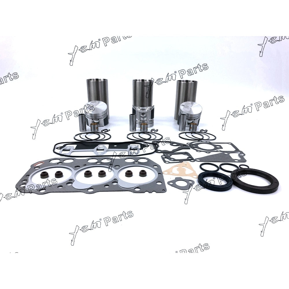 YEM Engine Parts For Yanmar 3TNA72 3TNA72L Diesel Engine Rebuild Kit For Kobelco SK15SR Excavator For Yanmar