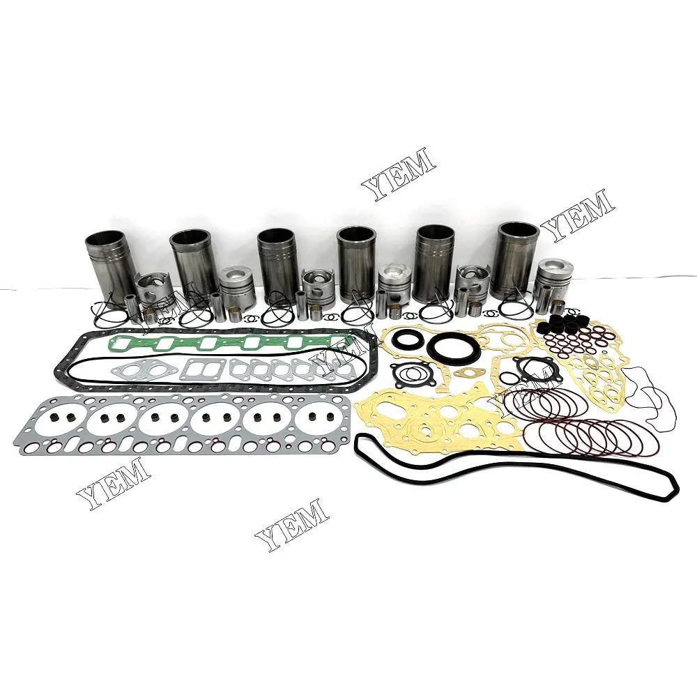 competitive price Overhaul Liner Kit With Gasket Set For Nissan FD6 excavator engine part YEMPARTS