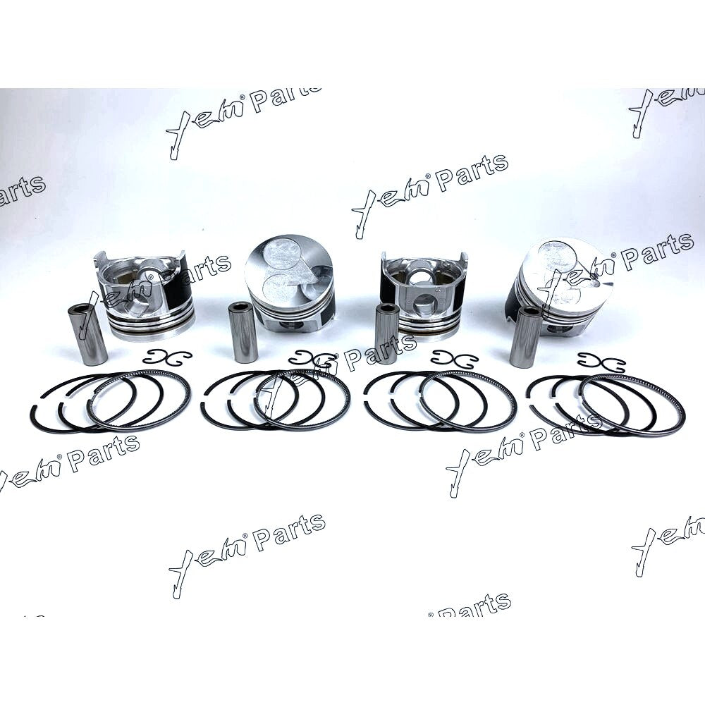 YEM Engine Parts Piston + Ring Kit Set STD 78mm For Kubota V1505 / D1105 Engine Parts For Kubota