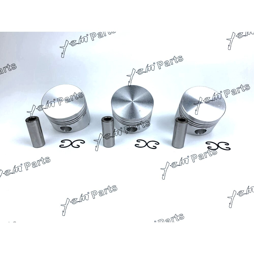 YEM Engine Parts Pistons Set STD 75mm For Kubota D950 x3 PCS (15732-21112) Engine Parts For Kubota