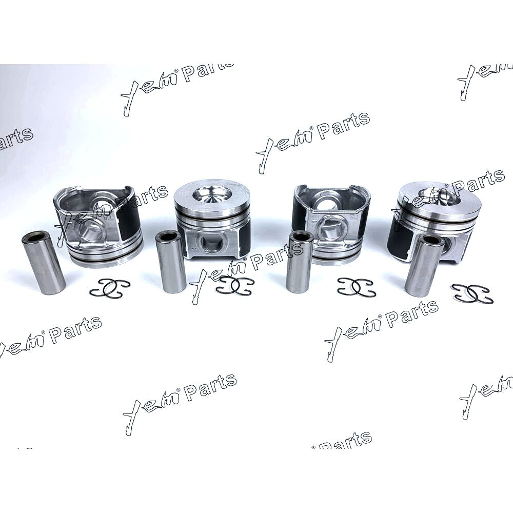 YEM Engine Parts Pistons Set Oversize 87mm (+0.50mm) For Kubota V2403-DI 1G924-2111 Engine Parts For Kubota