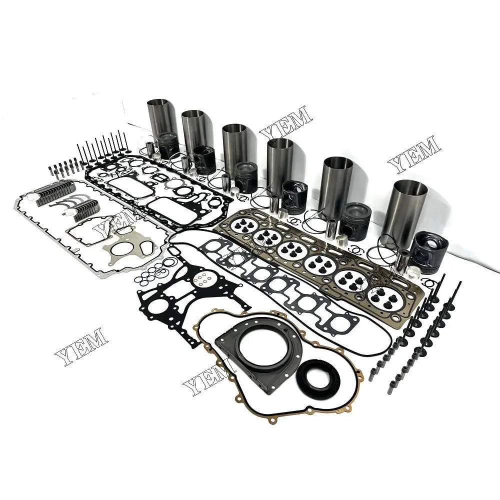 competitive price Engine Rebuild Kit With Engine Gasket Set Bearings Valve For Caterpillar C6.6-CR excavator engine part YEMPARTS